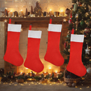 4 Piece 36in Jumbo Felt Christmas Stockings