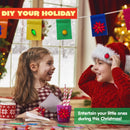 Make-a-face Christmas Sticker in 6 Designs, 36 Pcs