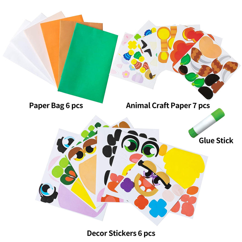 KLEVER KITS - Make Your Own Puppet Kit,  6 Designs