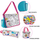 KLEVER KITS - Color Your Own Messenger Bag and Pencil Case