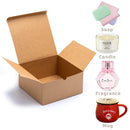 Brown Kraft Paper Gift Box, 18 Pcs