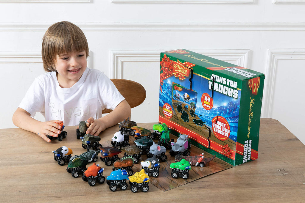 Joyin Advent Calendar With Monster Truck Toys Set