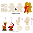 Christmas Wooden DIY Craft Set, 6 Pack