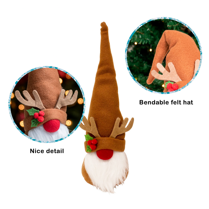 Reindeer Couple Gnome