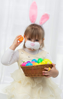 Bunny Nose and Ears Costume Accessories, 6 pcs