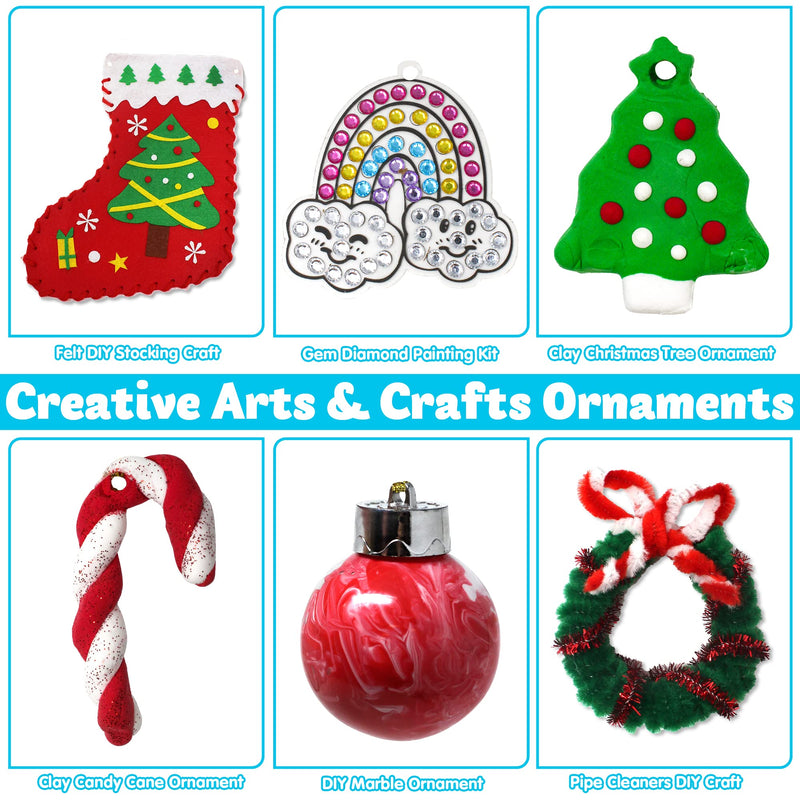 Christmas Advent Calendar Art and Craft Ornament Creation