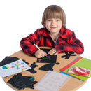 72 Piece Christmas Scratch Paper and Crafts Kit