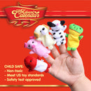 Finger Puppets Advent Calendar, 24 Pcs