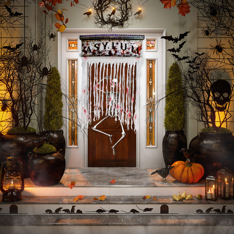 Halloween Creepy Door Curtain