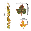 Fall Maple Garland, 2 Pcs