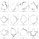 Thanksgiving Cookie Cutter Set,12 Pcs