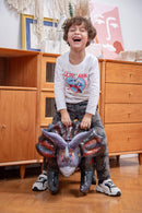 43" Inflatable Triceratops