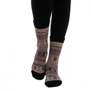 Vintage Winter Cozy Crew Socks, 6 Piece