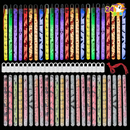 Hanging Wands Glowsticks, 24 Pcs
