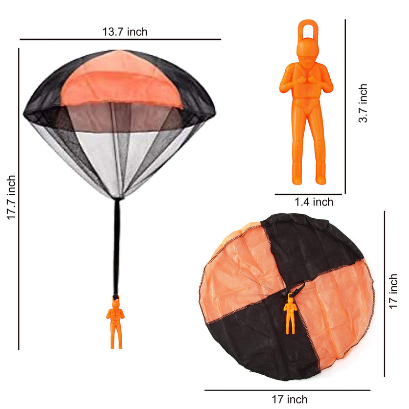 2 in 1 Foam Airplanes and Parachute Toy Combo Set