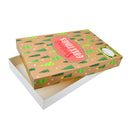 Kraft Alike Assorted 3 Dimensions Shirt Gift Set of Boxes with Cute & Generic Design Set with Stickers, 24 Pcs