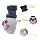 2 Pcs Christmas Snowman Porch Light Cover