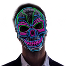 Halloween Cosplay Led Mask Light Up Scary Skull Mask
