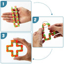 28Pcs Wacky Tracks with Kids Valentines Cards for Classroom Exchange Gifts