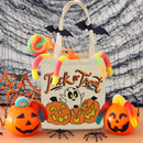 Big Halloween Canvas Tote Bags, 3 Pcs