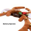 Light Up Reindeer Headband (Green), 2 Pcs