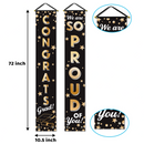 Large Fabric Banner + Hanging Banner (Black), 3 pcs