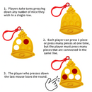 Christmas Toy Set 2inch with 6 Designs, 12 Pcs