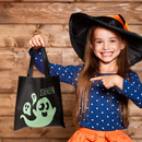 Halloween Non-Woven Bags Colorful glow in the dark, 32 Pcs