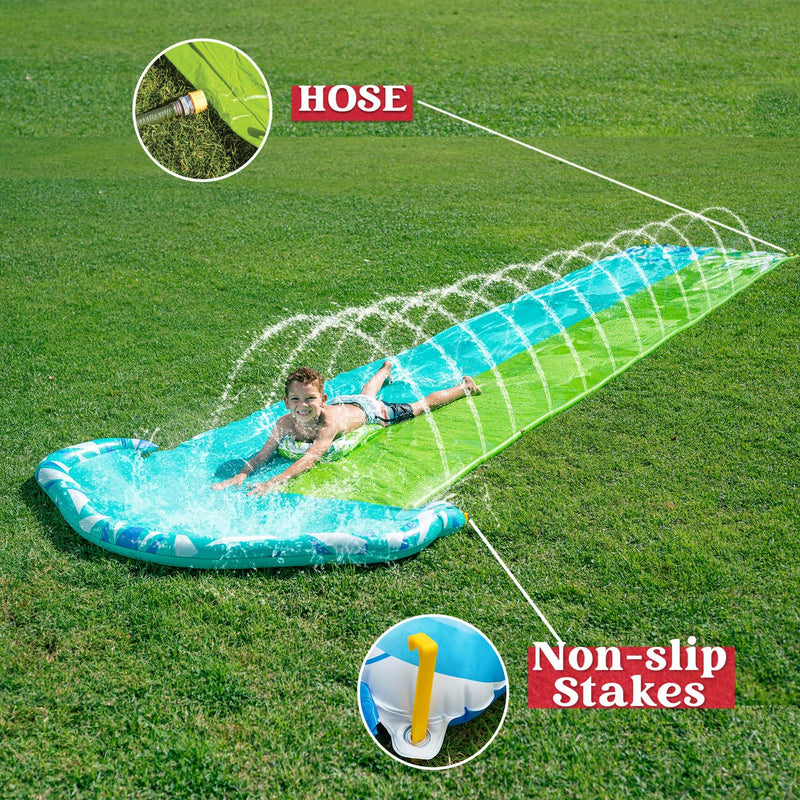 SLOOSH - Sport Lawn Water Slides with 2 Boards