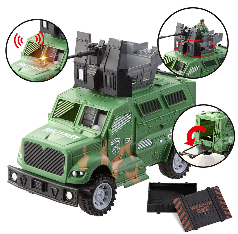 Military Reconnaissance Vehicle Toy Set