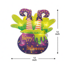 Lighted Witch Legs Cauldron Window Decoration