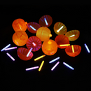 Pumpkin Shells and Glow Sticks, 72 Pcs