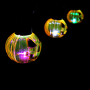 4in Light Up Pumpkin Lanterns, 12 Pcs