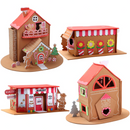 Christmas EVA Foam Gingerbread House, 2 Pack