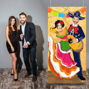 Fiesta Couple Photo Door Banner
