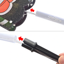 25in Tall Christmas Lighted Santa with Merry Christmas Sign