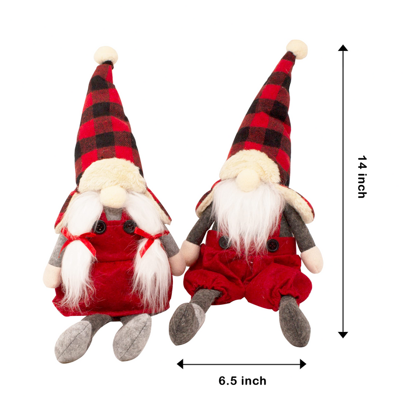 Nordic Style Christmas Gnome Couple