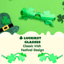 Irish Green Clover Eyeglasses, 24pcs