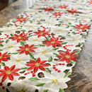 Christmas Flower Table Runner