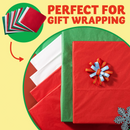 Holiday Tissue Paper Assortment (three Colors) 180 Piece Set