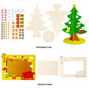 Christmas Wooden DIY Craft Set, 6 Pack
