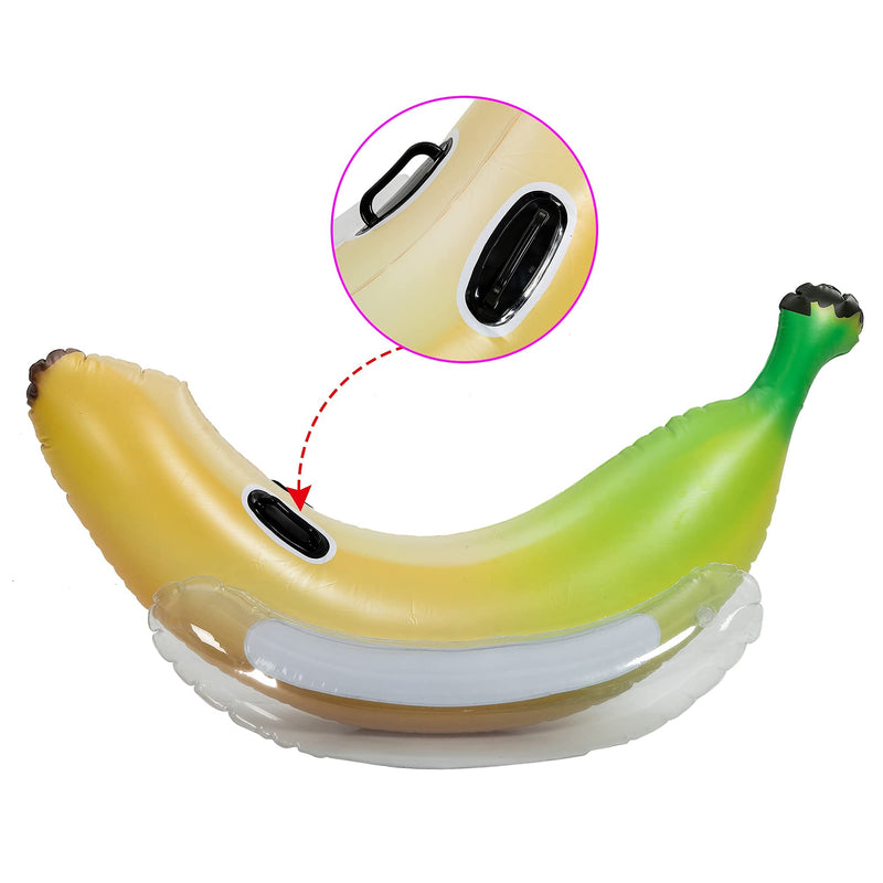 SLOOSH - Inflatable Banana Ride-on Pool Float