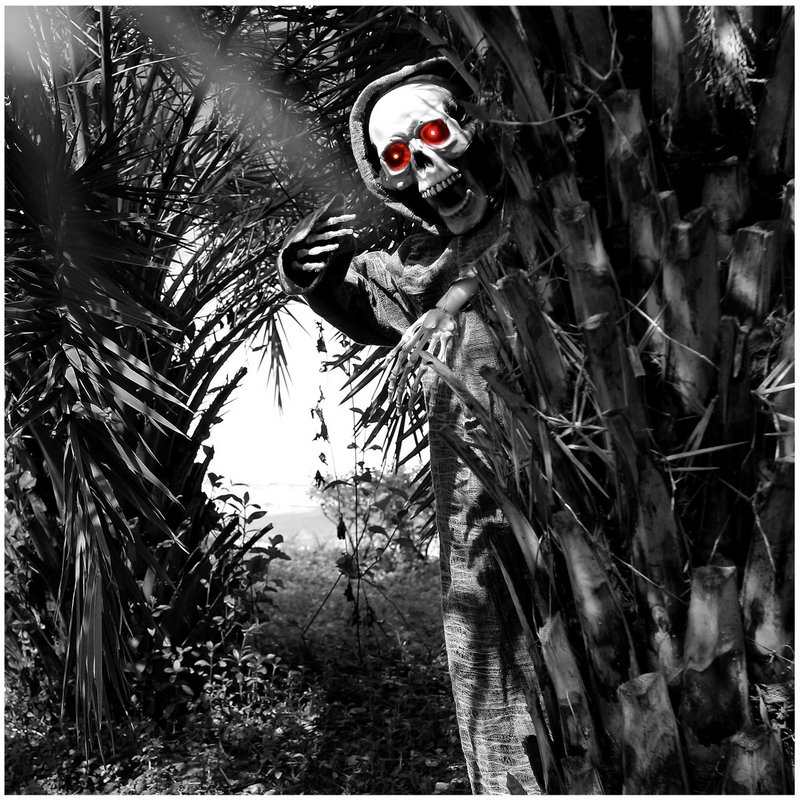 50" Hanging Skeleton Ghost Reaper