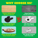 12 Wooden Magnet Creativity Arts & Crafts Painting Kit