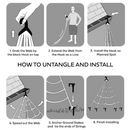 Giant Spider Web Set With 5 Ft Spider