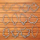 Thanksgiving Leaves Cookie Cutter Set