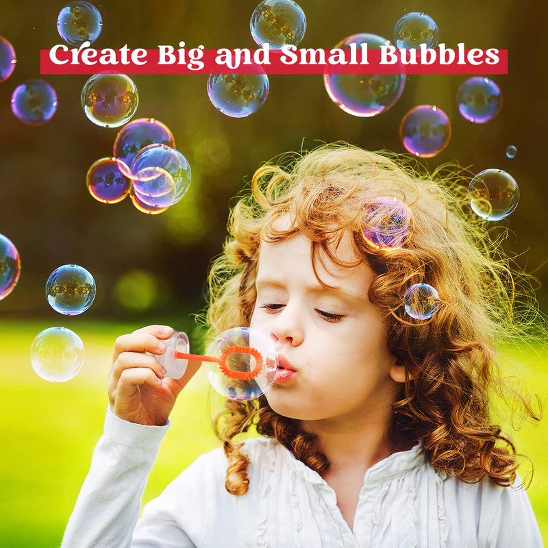 24 Pcs Mini Bubble wands Assortment