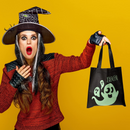 Halloween Non-Woven Bags Colorful glow in the dark, 32 Pcs