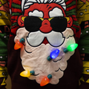 Christmas Sweaters Santa Ugly Sweater with Light Bulbs