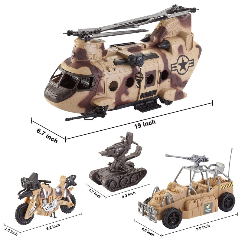 Military Vehicle Toy Set